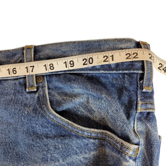 Carhartt Mens Size 46X30  Denim Jeans Union Made In USA B113 DST **READ** - Picture 4 of 6